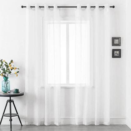 Imaginea din Perdea voal 130 x 230 cm  -  alb
