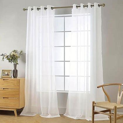 Imaginea din Perdea voal 130 x 230 cm  -  alb
