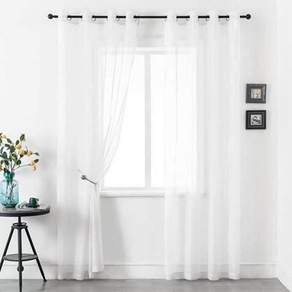 Imaginea din Perdea voal 130 x 230 cm  -  alb