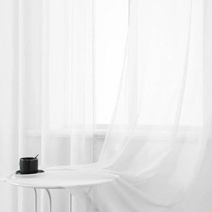 Imaginea din Perdea voal 130 x 230 cm  -  alb