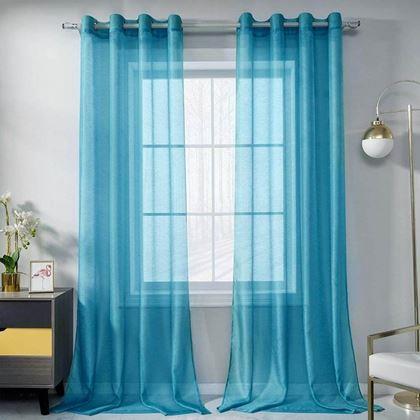 Imaginea din Perdea voal 130 x 230 cm  -  albastru