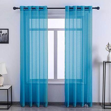 Imaginea din Perdea voal 130 x 230 cm  -  albastru