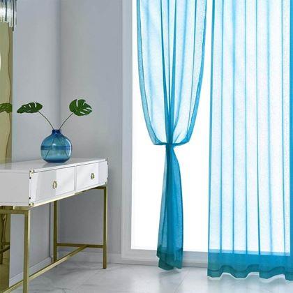 Imaginea din Perdea voal 130 x 230 cm  -  albastru