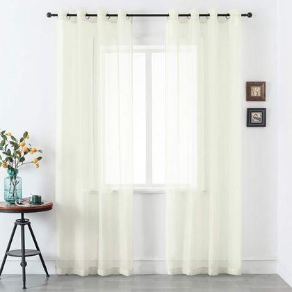 Imaginea din Perdea voal 130 x 230 cm  -  crem
