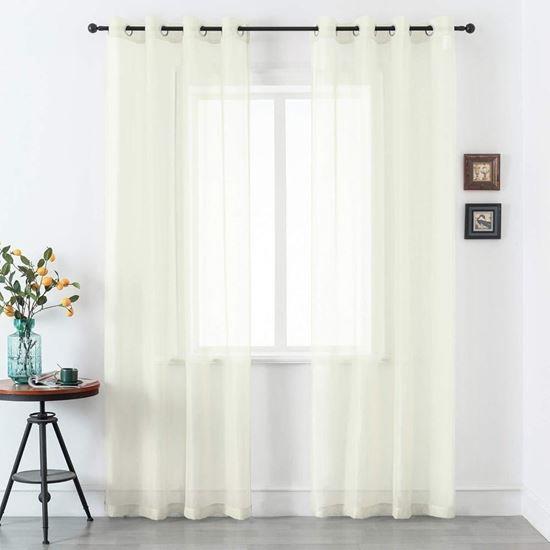 Imaginea din Perdea voal 130 x 230 cm  -  crem