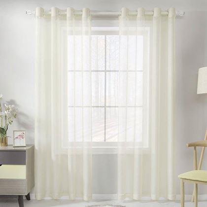 Imaginea din Perdea voal 130 x 230 cm  -  crem