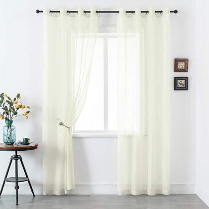 Imaginea din Perdea voal 130 x 230 cm  -  crem