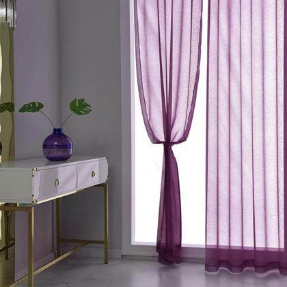 Imaginea din Perdea voal 130 x 230 cm  -  vișiniu