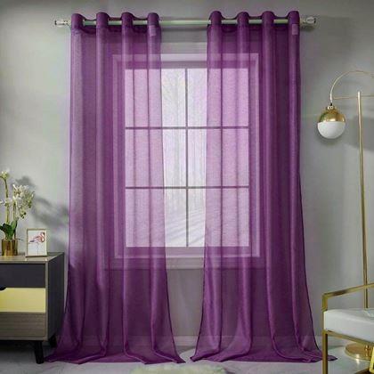 Imaginea din Perdea voal 130 x 230 cm  -  vișiniu