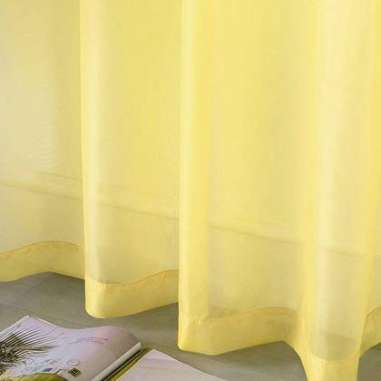 Imaginea din Perdea voal 130 x 230 cm  -  galben
