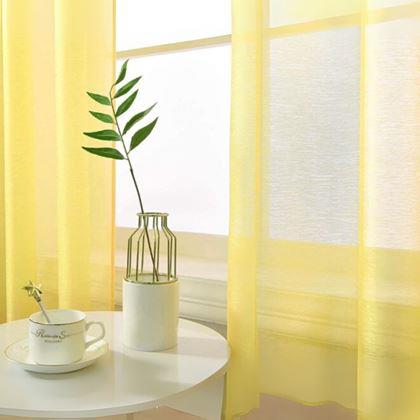 Imaginea din Perdea voal 130 x 230 cm  -  galben