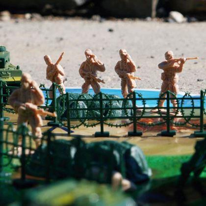 Imaginea din Set militar de 40 de piese cu saltea de joaca