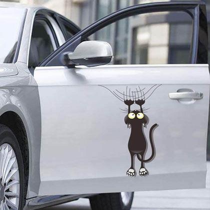 Imaginea din Autocolant amuzant - pisică