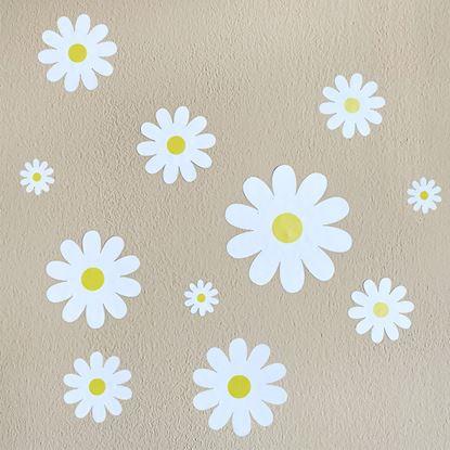 Imaginea Autocolant de perete - margarete 10 buc