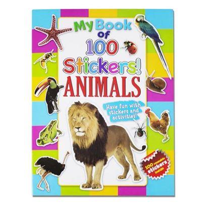 Imaginea din Caiet de exerciții pentru limba engleză + 100 de autocolante -  animale