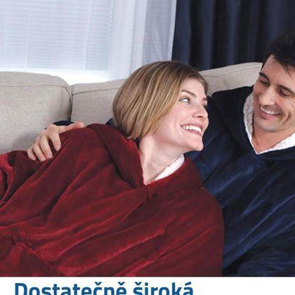 Imaginea din Pătură cu mâneci confortabilă  -  vin