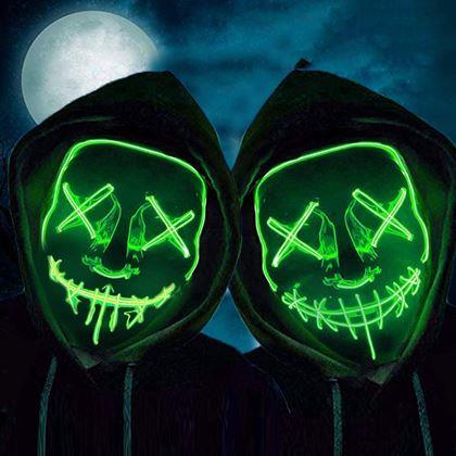 Imaginea din Mască înspâimăntătoare luminoasă  -  verde