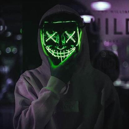 Imaginea Mască înspâimăntătoare luminoasă 