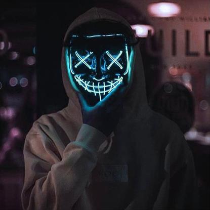 Imaginea Mască înspâimăntătoare luminoasă 
