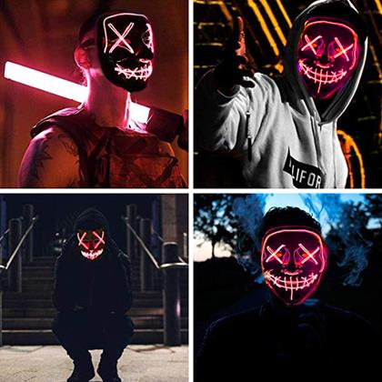 Imaginea din Mască înspâimăntătoare luminoasă  -  roșie