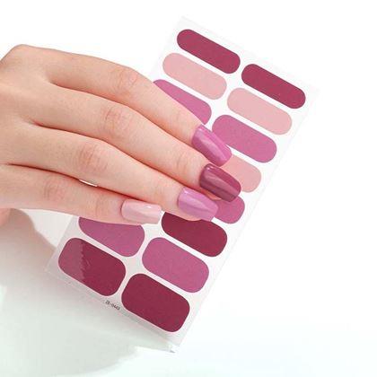 Imaginea din Autocolante pentru unghii  - mix roz închis