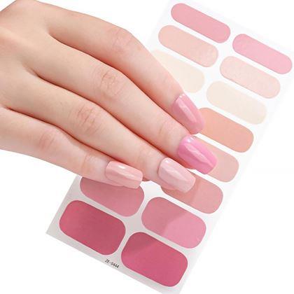 Imaginea din Autocolante pentru unghii  - mix roz deschis