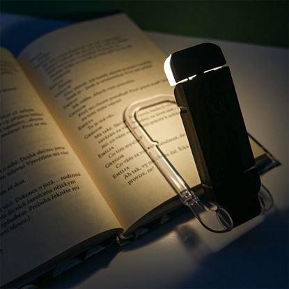 Imaginea Lampă LED pliabilă pentru citit cu clemă