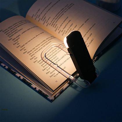 Imaginea din Lampă LED pliabilă pentru citit cu clemă
