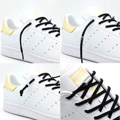 Imaginea din Șireturi elastice fără legare  -  negru