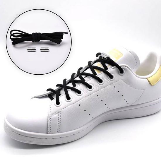 Imaginea din Șireturi elastice fără legare  -  negru