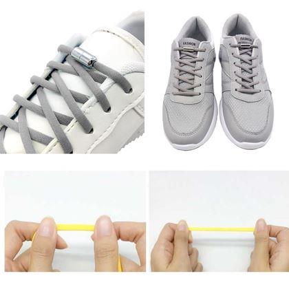 Imaginea din Șireturi elastice fără legare  -  gri