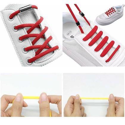 Imaginea din Șireturi elastice fără legare  -  roșu