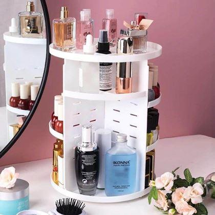 Imaginea din Organizator cosmetic rotativ  -  alb