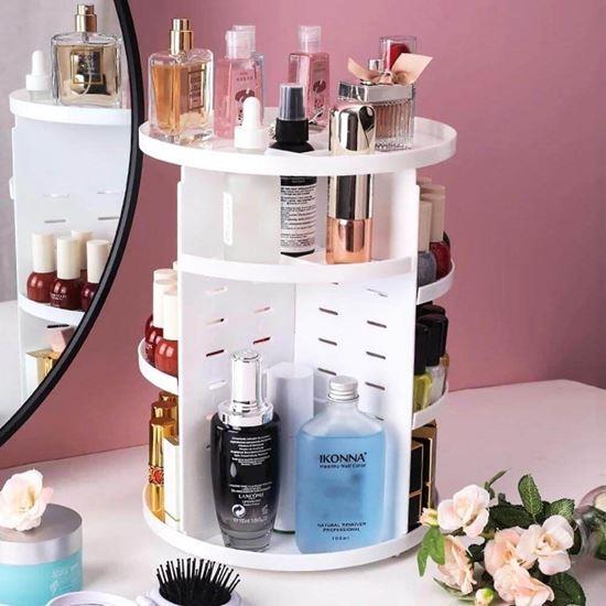 Imaginea din Organizator cosmetic rotativ  -  alb
