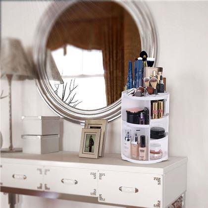 Imaginea din Organizator cosmetic rotativ  -  alb