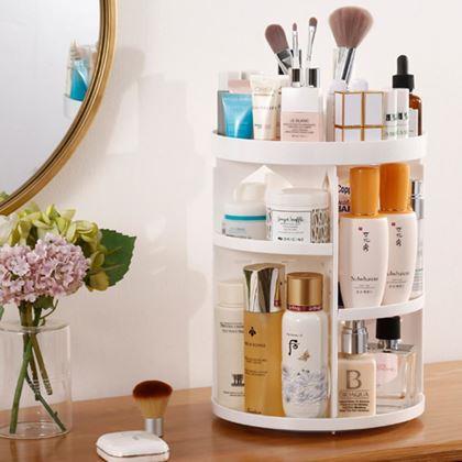 Imaginea din Organizator cosmetic rotativ  -  alb