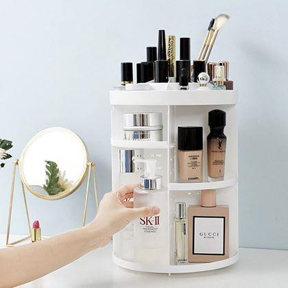 Imaginea din Organizator cosmetic rotativ  -  alb