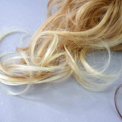 Imaginea din Coafură coc păr  -  blond deschis