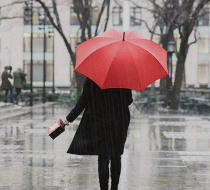 Imaginea din Umbrelă cu închidere inversă  -  roșu