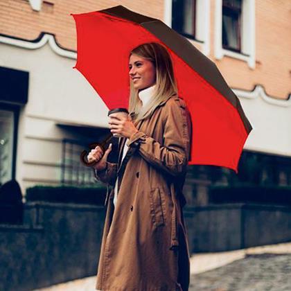 Imaginea din Umbrelă cu închidere inversă  -  roșu