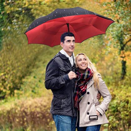 Imaginea din Umbrelă cu închidere inversă  -  roșu