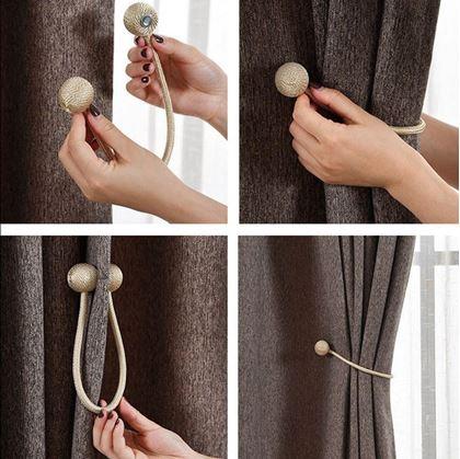 Imaginea din Agățătoare magnetică pentru draperii  -  bej