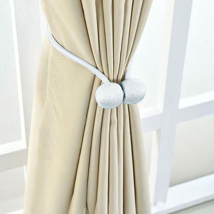 Imaginea din Agățătoare magnetică pentru draperii  -  albă
