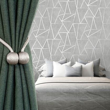 Imaginea din Agățătoare magnetică pentru draperii  -  argintie