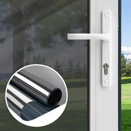 Imaginea din Folie oglindă pentru ferestre 200 cm  -  Gri