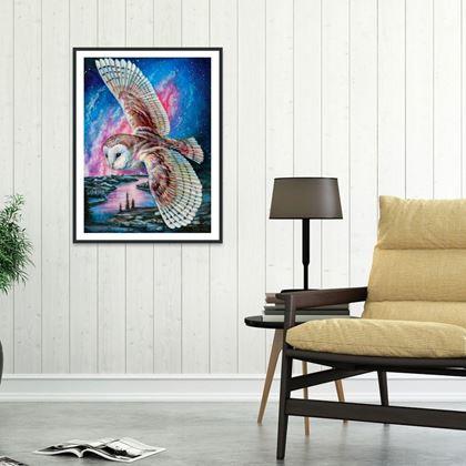 Imaginea din Pictură cu diamante  - Bufniță de hambar