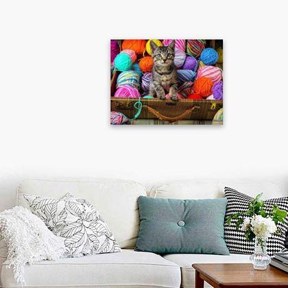 Imaginea din Pictură cu diamante  -  pisoi