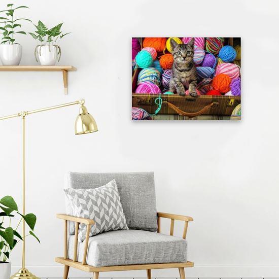 Imaginea din Pictură cu diamante  -  pisoi