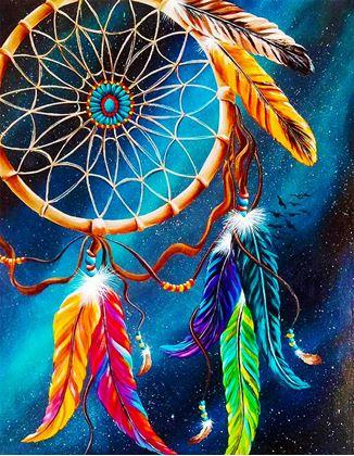 Imaginea din Pictură cu diamante  - capcană de vise