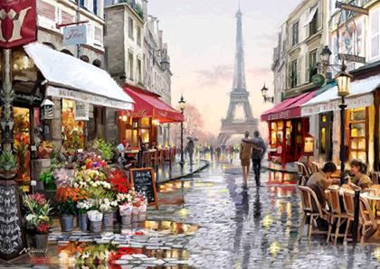 Imaginea din Pictură cu diamante  -  Turnul Eiffel